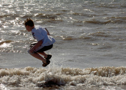 The sea at Allonby The sea at Allonby