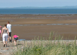 Down to the beach Allonby Down to the beach Allonby