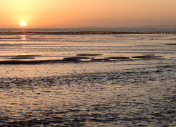 Sun setting over the Solway Sun setting over the Solway